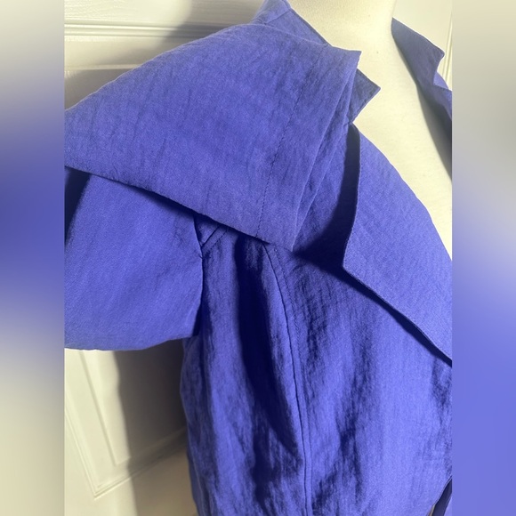 Chico's Women's Blazer, Purple, Open Jacket with side Zipper Pockets Size 3, NWT - Picture 3 of 13